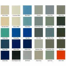 Shade Cards For Synthetic Enamel Paints