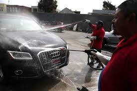 the dealership car wash