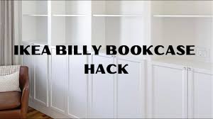 ikea billy bookcase hack diy built in