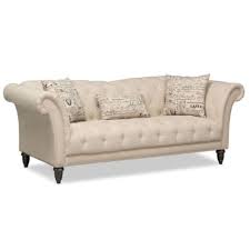 Cream 3 Seater Sofa Set