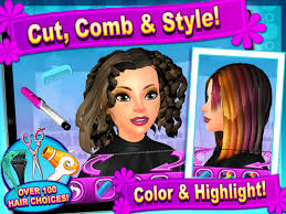 sunnyville salon game play free hair nail make up games screenshot 8