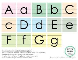 upper and lowercase alphabet