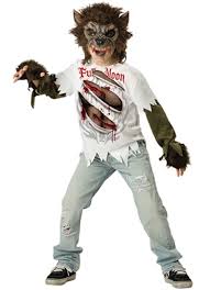 werewolf boys halloween costume size xl
