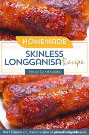 homemade skinless longganisa recipe