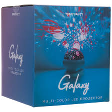 galaxy multi color led projector light