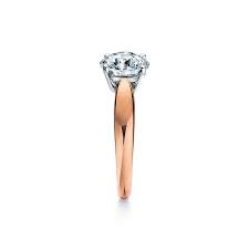 Tiffany Harmony Round Brilliant Engagement Ring In 18k Rose