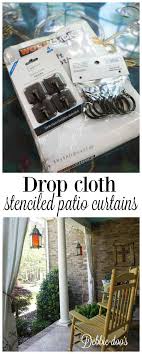 Drop Cloth Curtains For Porch Or Patio