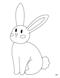 bunny coloring pages 28 free pages