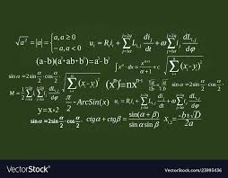 Math Equation Royalty Free Vector Image
