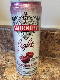 smirnoff ice light black cherry soda