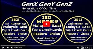 Check spelling or type a new query. Readers Choice Award Malaysia Best Top 5 Cash Back Credit Cards 2020 And 2021 Genx Geny Genz