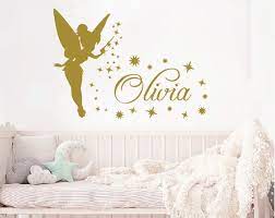 Name Wall Decal Tinkerbell Vinyl Decal