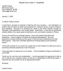 Download Hospitality Cover Letter Examples For Free