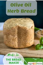 olive oil herb bread made in the bread