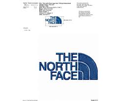 Download the north face vector logo in eps, svg, png and jpg file formats. The North Face Logo Machine Embroidery Design For Instant Download