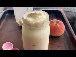 healthy peach milkshake copycat