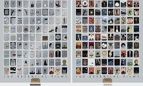 100 Essential Films Scratch Off Chart Cool Material