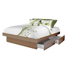 queen platform bed with 4 drawers