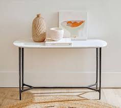 Larkspur Marble Console Table Pottery