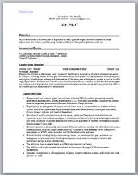 Surgical Physician Assistant Cover Letter Resume Curriculum Vitae