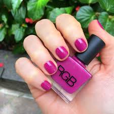 rgb cosmetics nail polish in violet