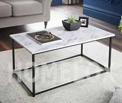 Modern Coffee Table Marble Effect