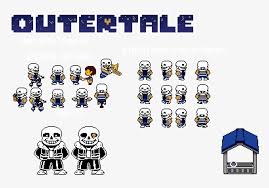 Hi, i just made the sans sprite but a remake , i hope you like it. Outertale Sans Spritesheet By Toreodere On Deviantart Outertale Sans Sprites Free Transparent Png Download Pngkey