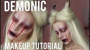 demon halloween makeup tutorial