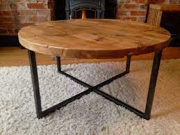 Reclaimed Barn Wood Round Coffee Table
