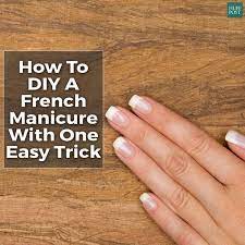 The combination of acrylic nails and french manicure can never go wrong. A Foolproof Way To Do Your Own French Manicure Huffpost Life