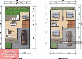 Desain rumah 6x10 modern 24. Denah Rumah 6x10 4 Kamar Tidur Indoor Gargen Desain Rumah Minimalis
