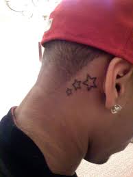 Check out chris browns neck tattoo meanings and pictures of breezy's neck tattoos w/ the story behind his and rihannas matching stars tattoos. Chris Brown S 26 Tattoos Their Meanings Body Art Guru