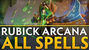 Here is the grand magus, the heir of aghanim. Dota 2 Rubick Arcana All 115 Spells Youtube