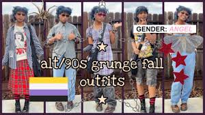alt 90s grunge fall outfit inspo back