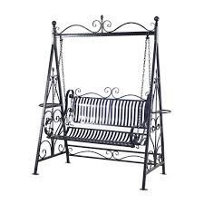 Outsunny Garden Metal Swing Chair
