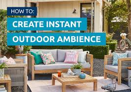 Create Instant Outdoor Ambiance At Home