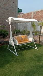 Iron Modern Cane Hanging Swing Chair 2