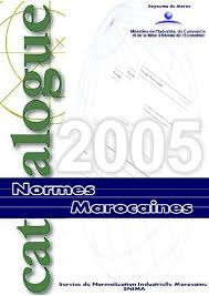 le catalogue des normes marocaines