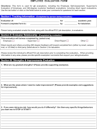 Free Employee Evaluation Form Doc 78kb 3 Page S