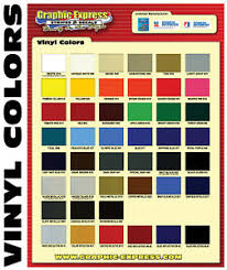 Details About Sp Graphic Express Color Samples Five Samples Color Chart