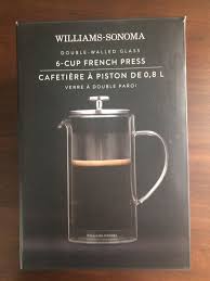 Williams Sonoma French Press Coffee