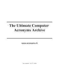 The Ultimate Computer Acronyms Archive Manualzz Com