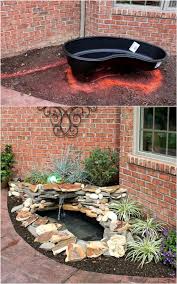 Waterfalls Backyard Diy Garden Fountains