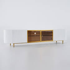 Palley Modern Oval Tv Stand Console