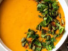 Spicy Butternut Squash Soup With Coconut Milk gambar png