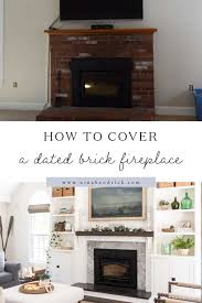 How To Cover A Brick Fireplace With