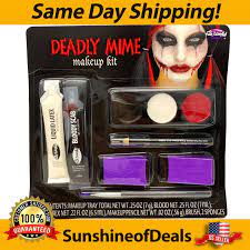 fun world halloween deadly mime makeup