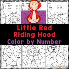 free printable little red riding hood