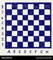 chessboard with letters and numbers
