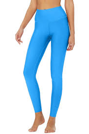 Light Blue Uv 50 Lucy Recyclable Leggings Yoga Pants Women Pineapple Clothing